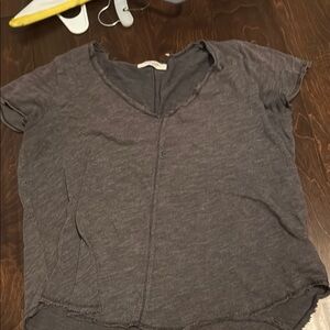 Gray project social T V-Neck Women's Top